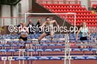 Womens under-17s hurdles, North Eastern Champs, Gateshead Stadium. Photo: David T. Hewitson/Sports for All Pics